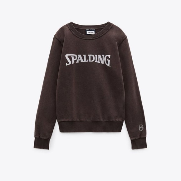 ZARA | LIMITED EDITION SPALDING CREWNECK {NWT}